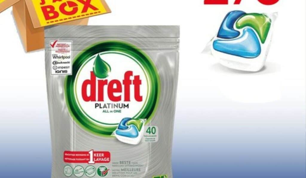 Dreft vaatwastabletten aanbieding