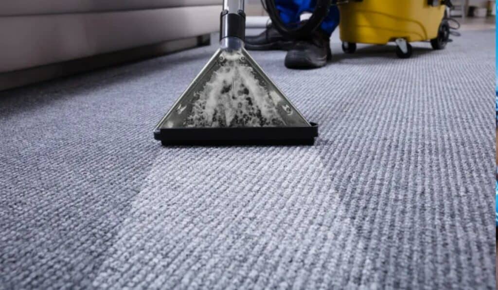 Schoonmaken Met Tapijtreiniger