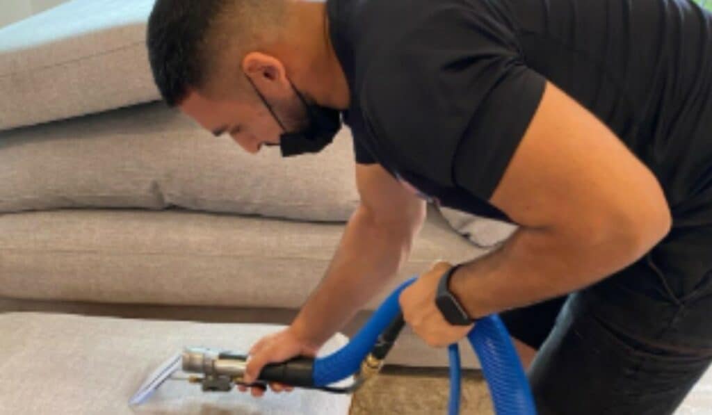 Schoonmaken Met Tapijtreiniger