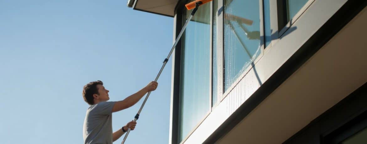 Ramen zemen met een telescoopsteel ontdek hoe je veilig en streeploos schoonmaakt