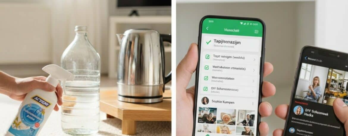 Efficiënt huishouden met slimme schoonmaakmiddelen en technologie