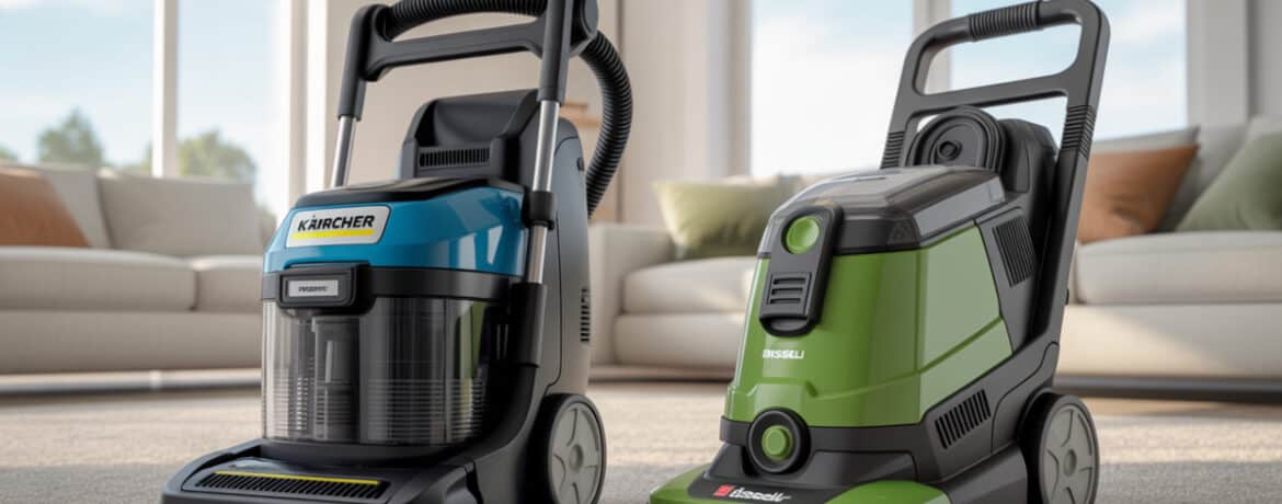 Kärcher vs BISSELL tapijtreiniger bekijk de gids over de grootste verschillen van nu