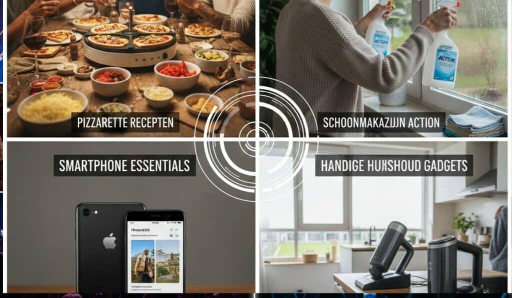 Gezellige recepten, schoonmaaktips en smartphones thuis