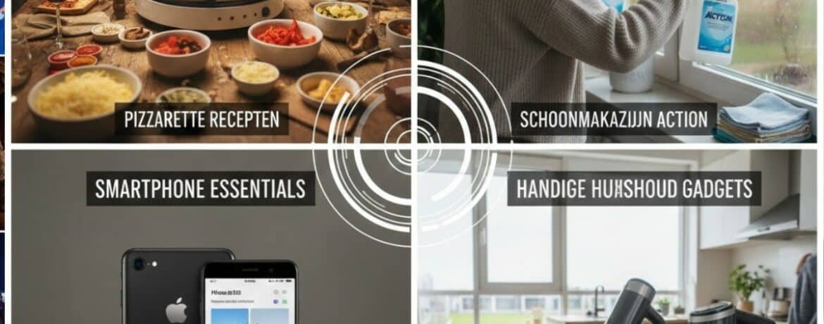 Gezellige recepten, schoonmaaktips en smartphones thuis