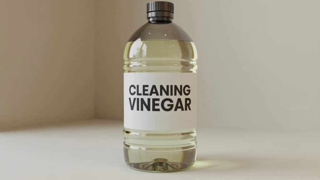 Schoonmaakazijn tegen onkruid