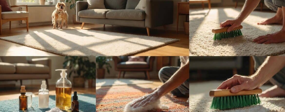 Tapijt reinigen zonder chemicaliën – wat werkt echt in huis