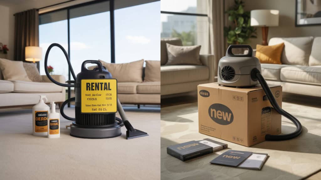 Tapijtreiniger huren of kopen