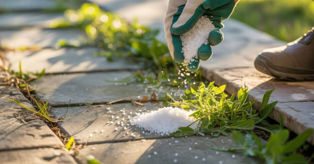 Veevoederzout tegen onkruid