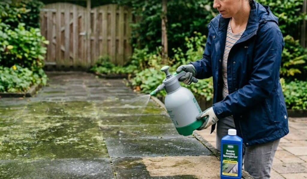 Groene aanslag verwijderen zonder schrobben
