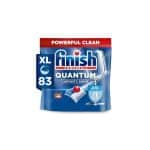 Finish Quantum vaatwastabletten voor krachtige reiniging en glans.