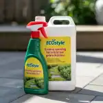 Groene aanslag verwijderen van terras, tegels en bestrating